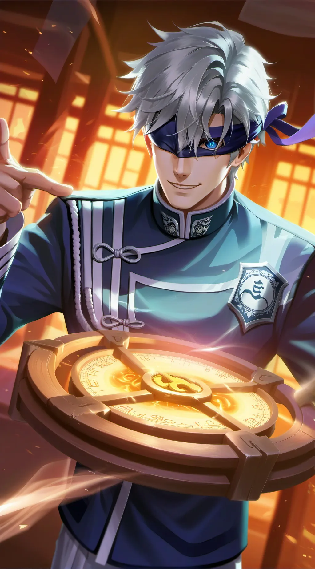 ai character: Gojo Satoru background