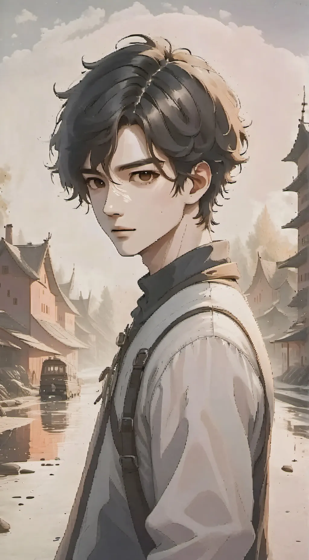 ai character: Thunder god background