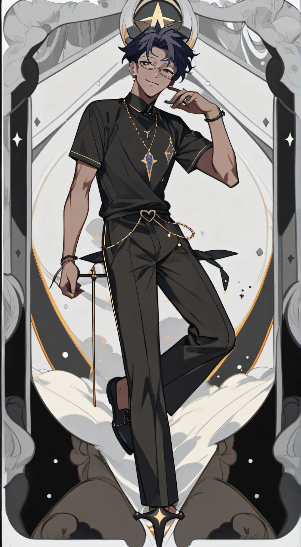 ai character: Brandon  background