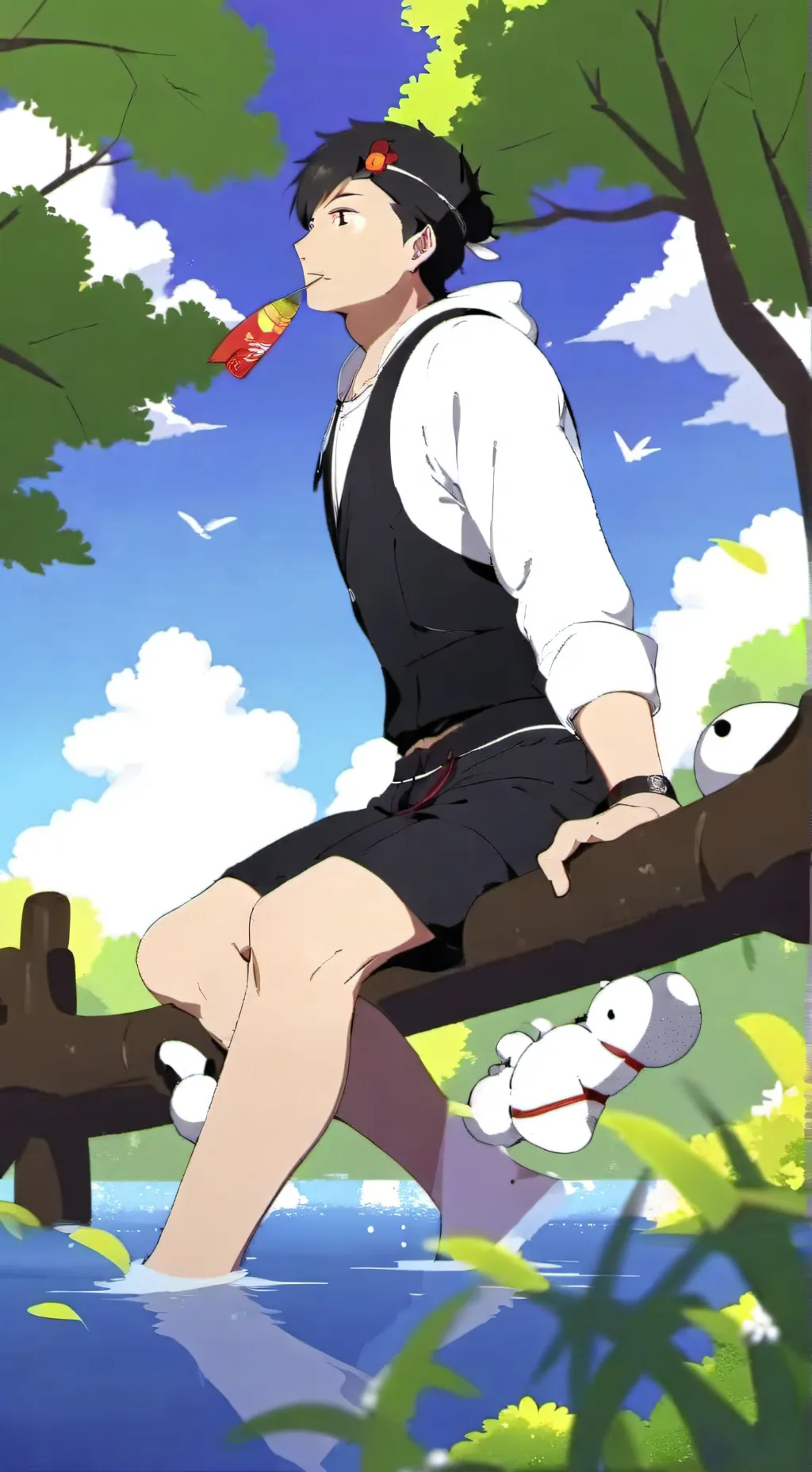 ai character: Carlos y ana background