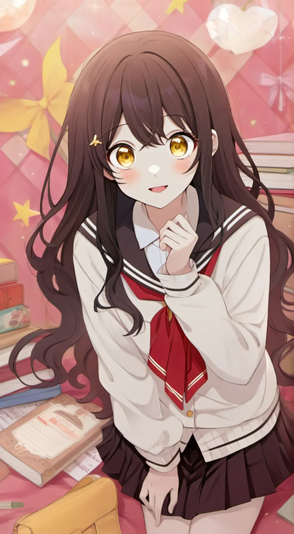 ai character: Akari background