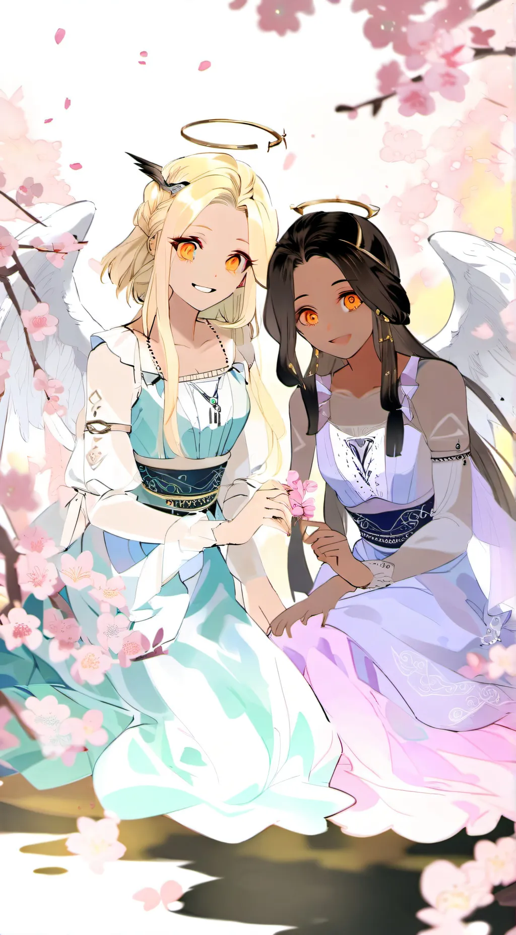 ai character: ★Demon & angels★ background