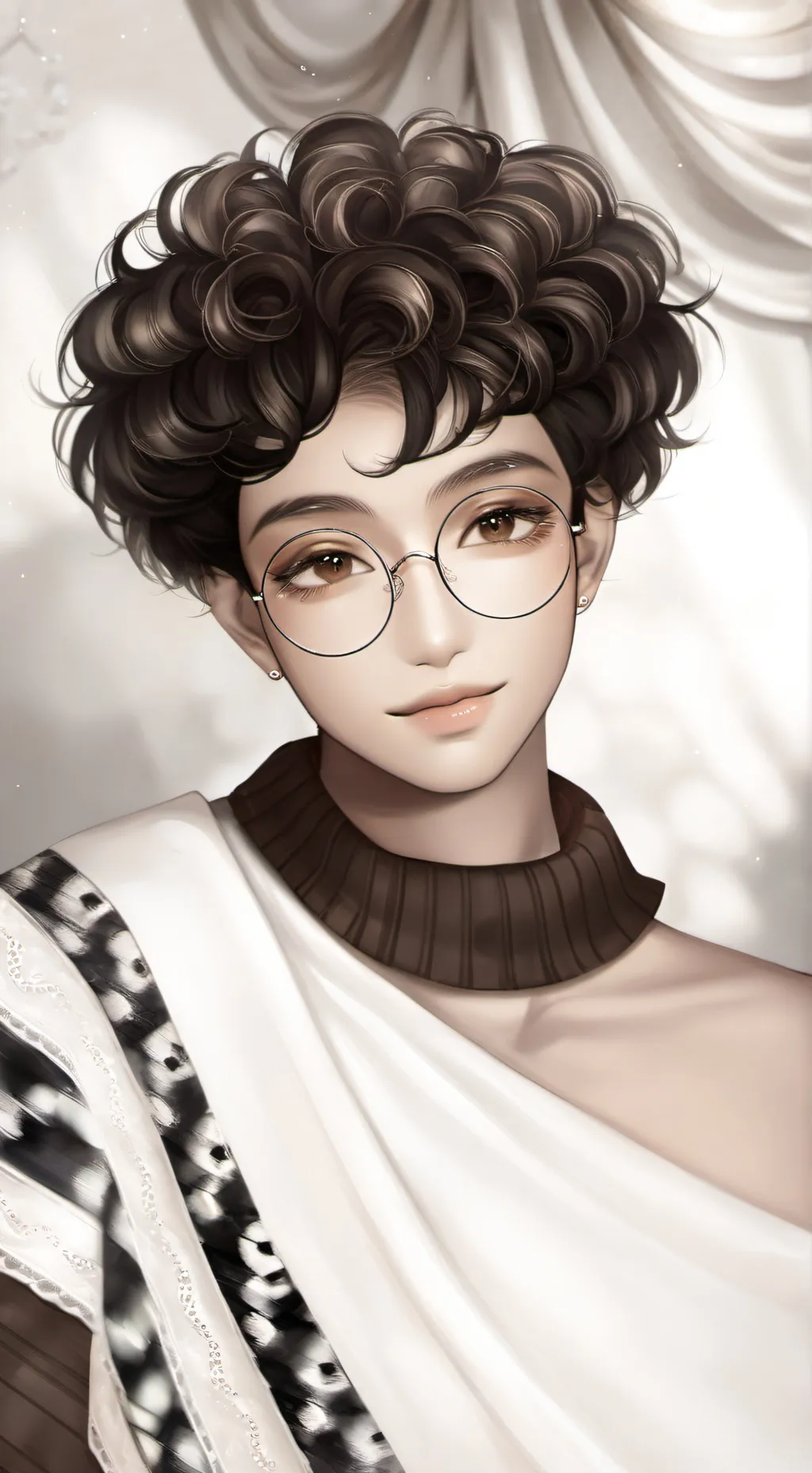 ai character: Ebony background