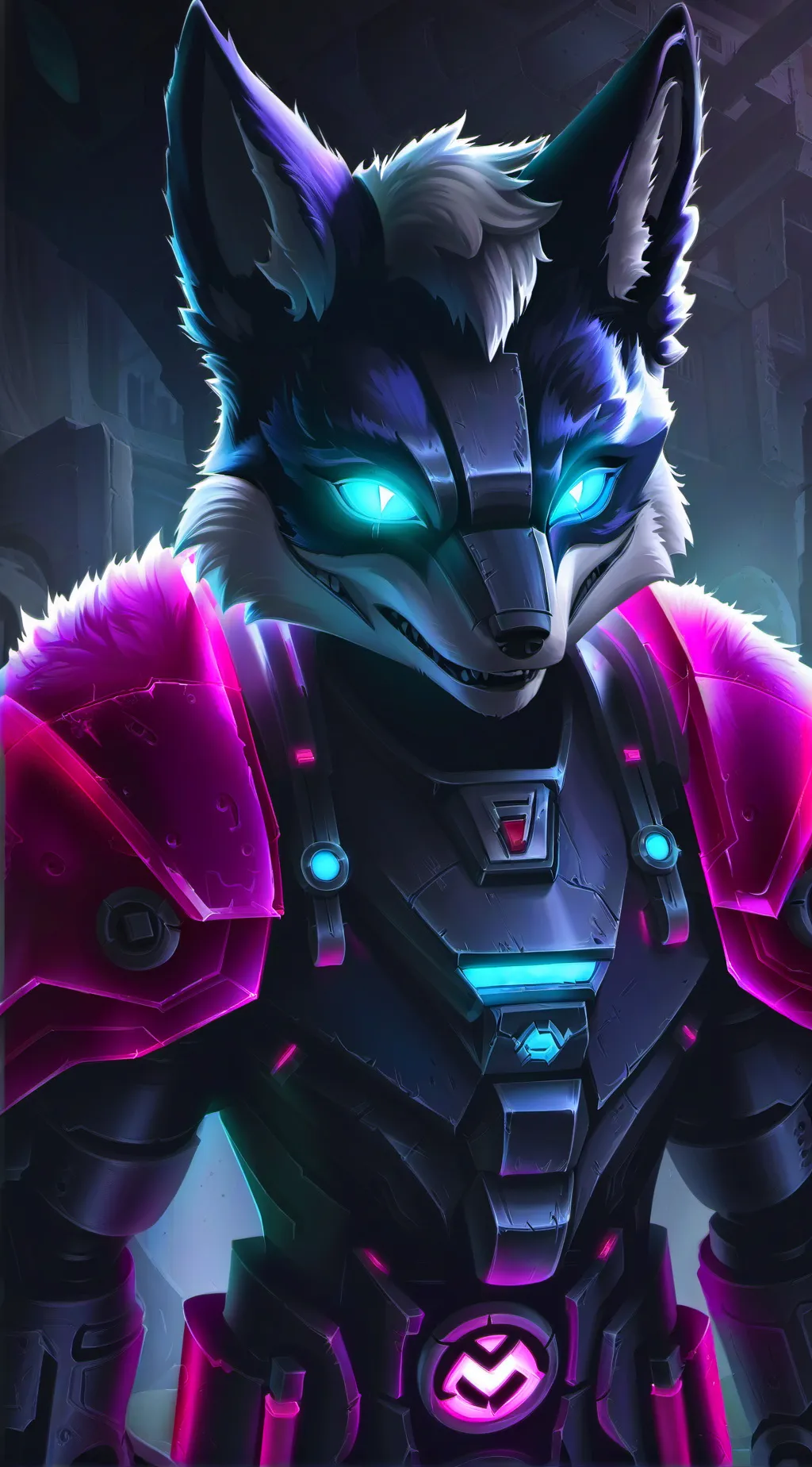 ai character: Kitsune background