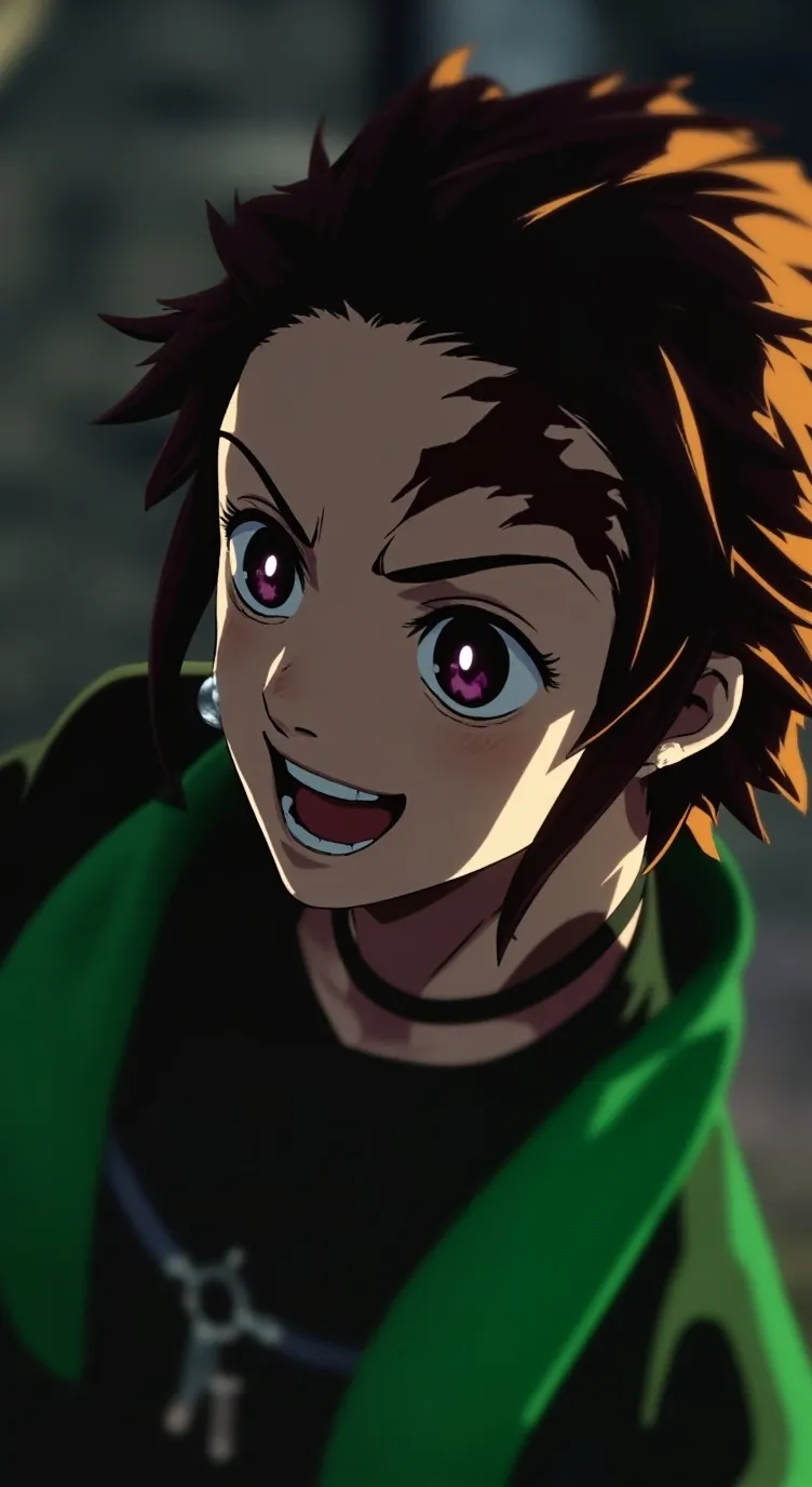 ai character: :3 tanjiro background