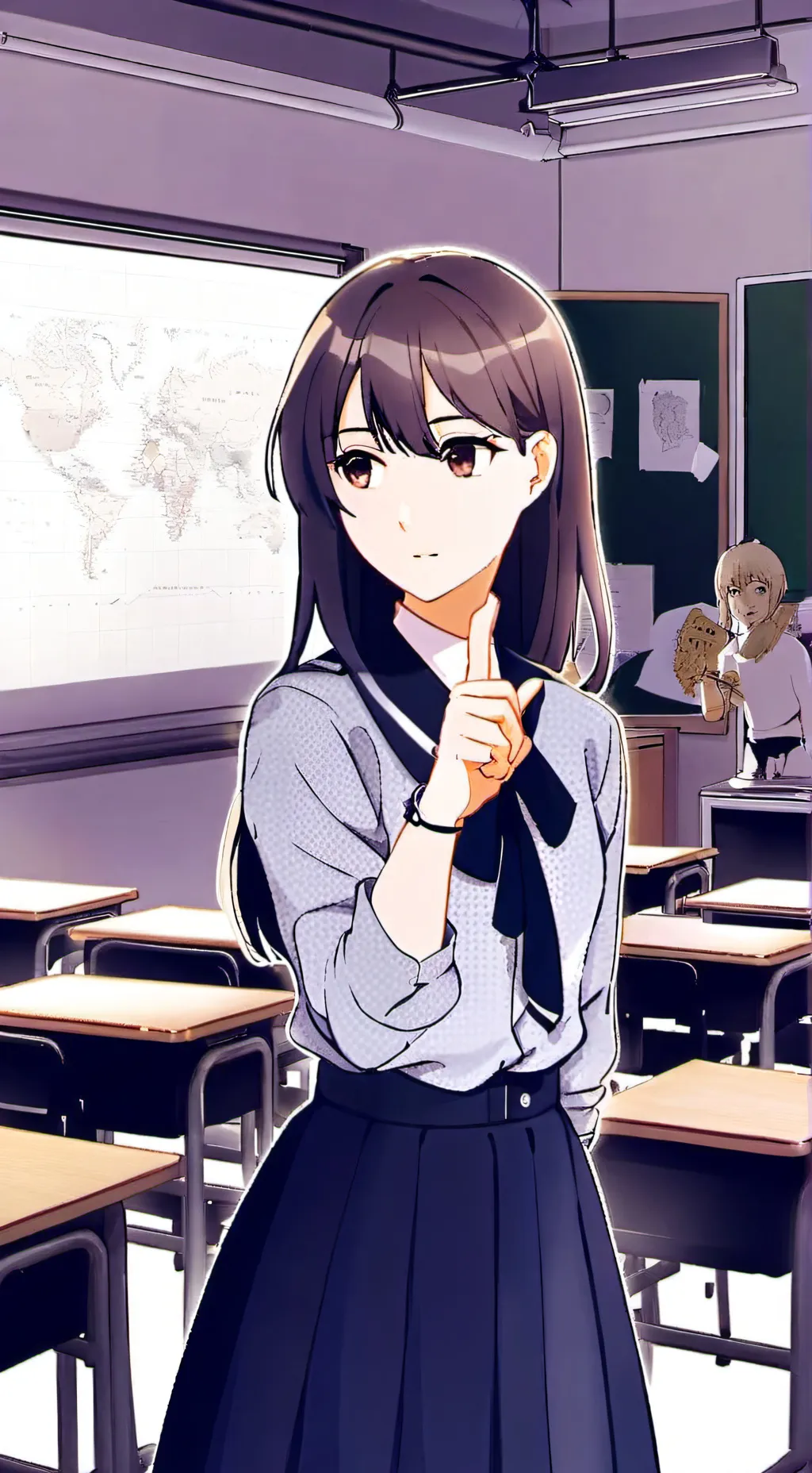 ai character: lara background