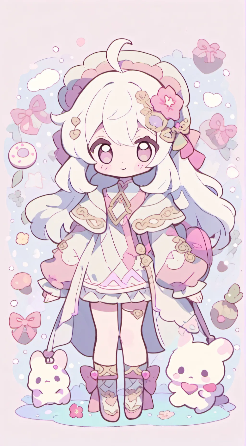 ai character: Аня background