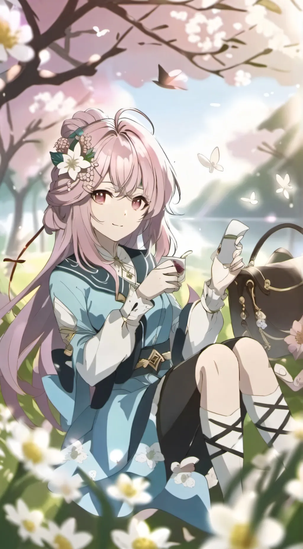 ai character: Rin background