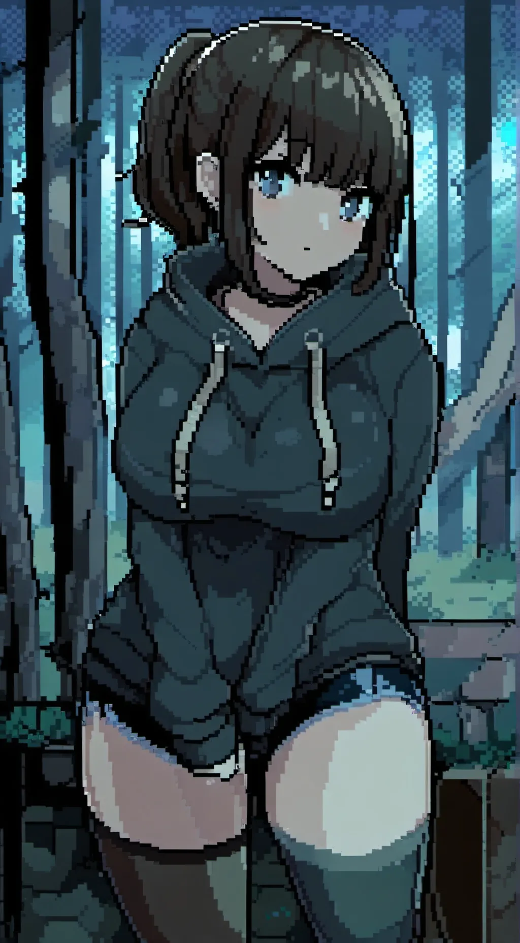 ai character: Stuck with bakugo background