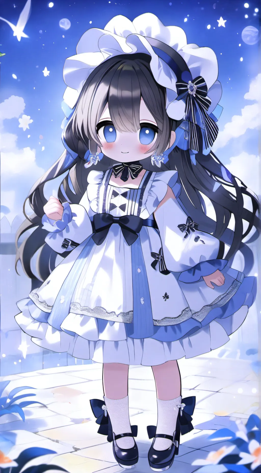 ai character: Dw new toon? background