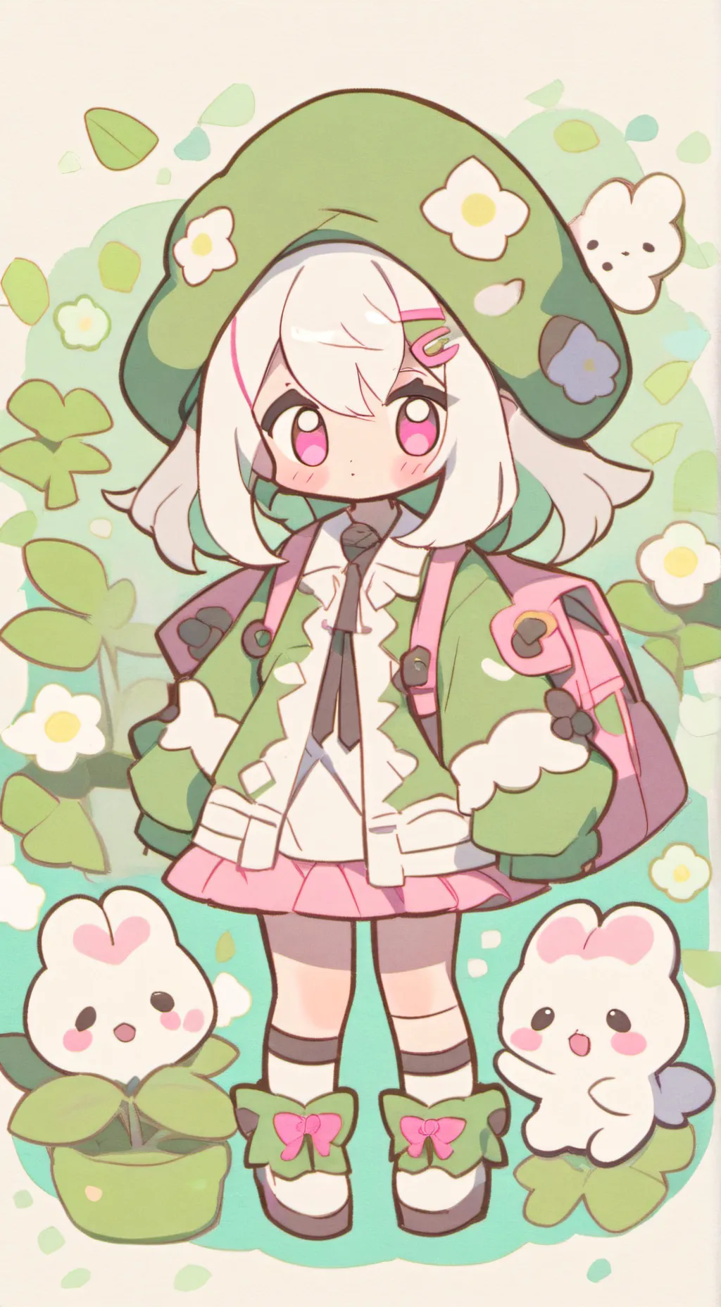 ai character: prima mimada hazey background