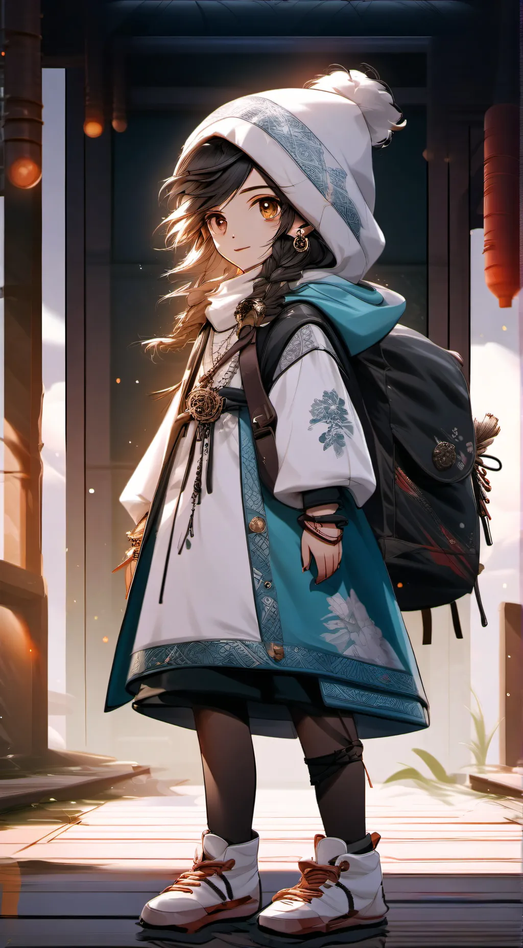 ai character: kny hasiras  background