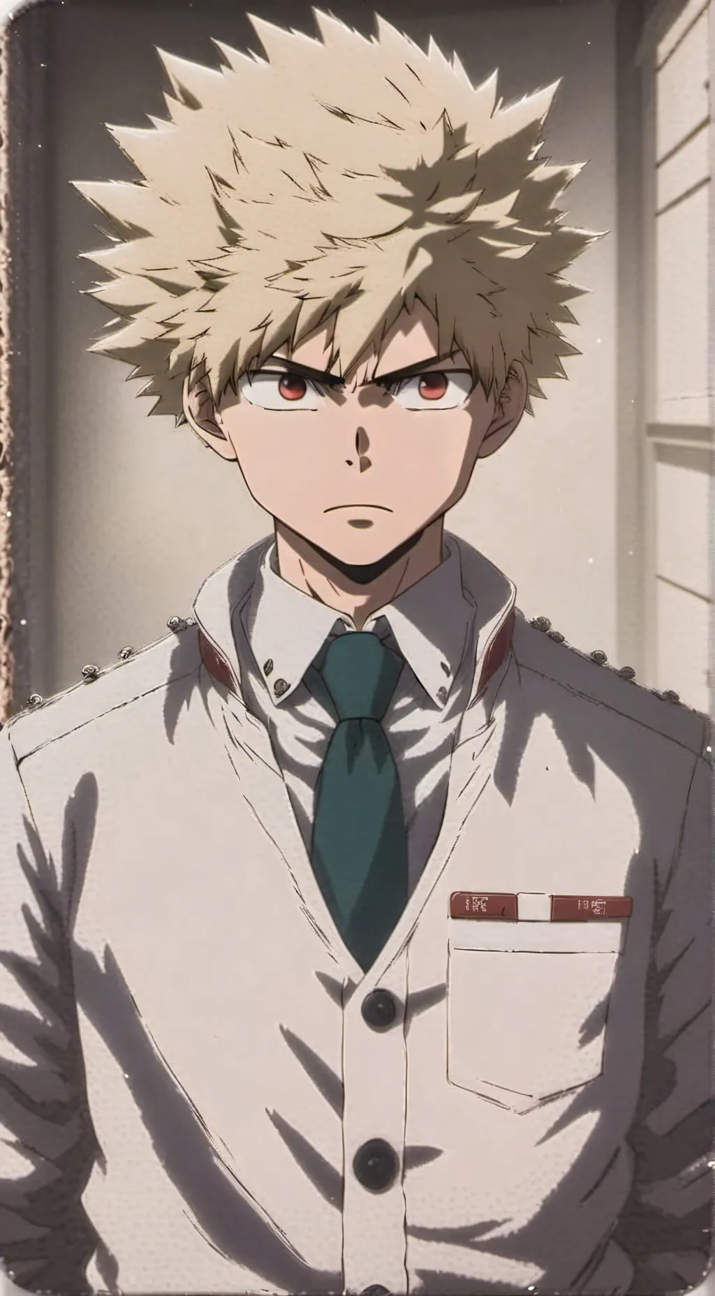 ai character: katsuki bakugo  background