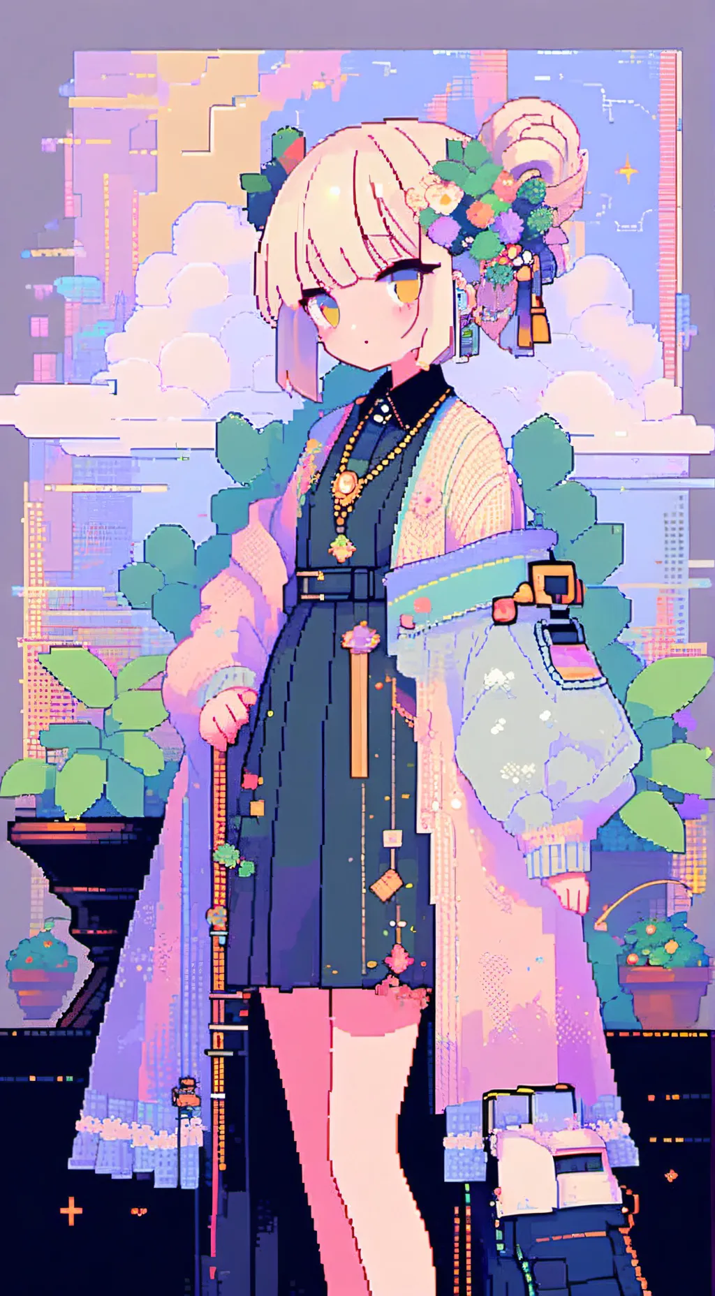 ai character: dress to impress background