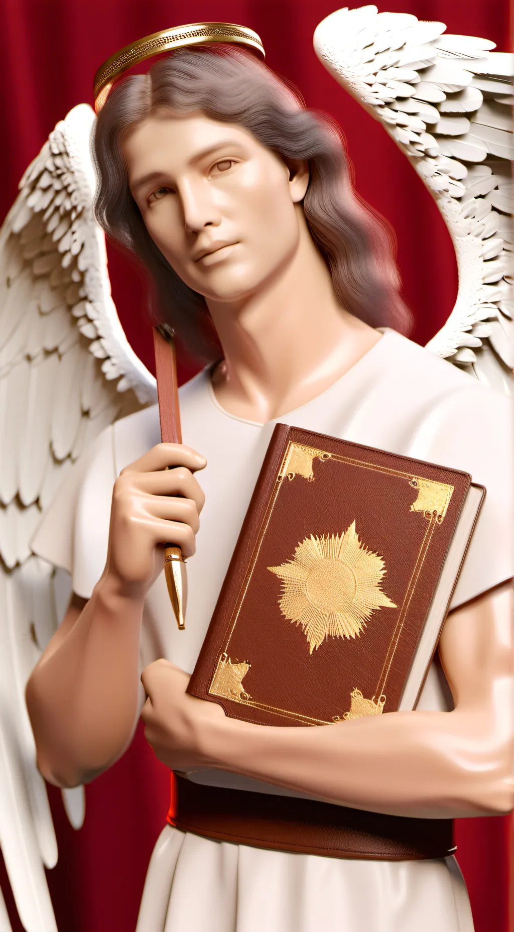 ai character: singer angel background