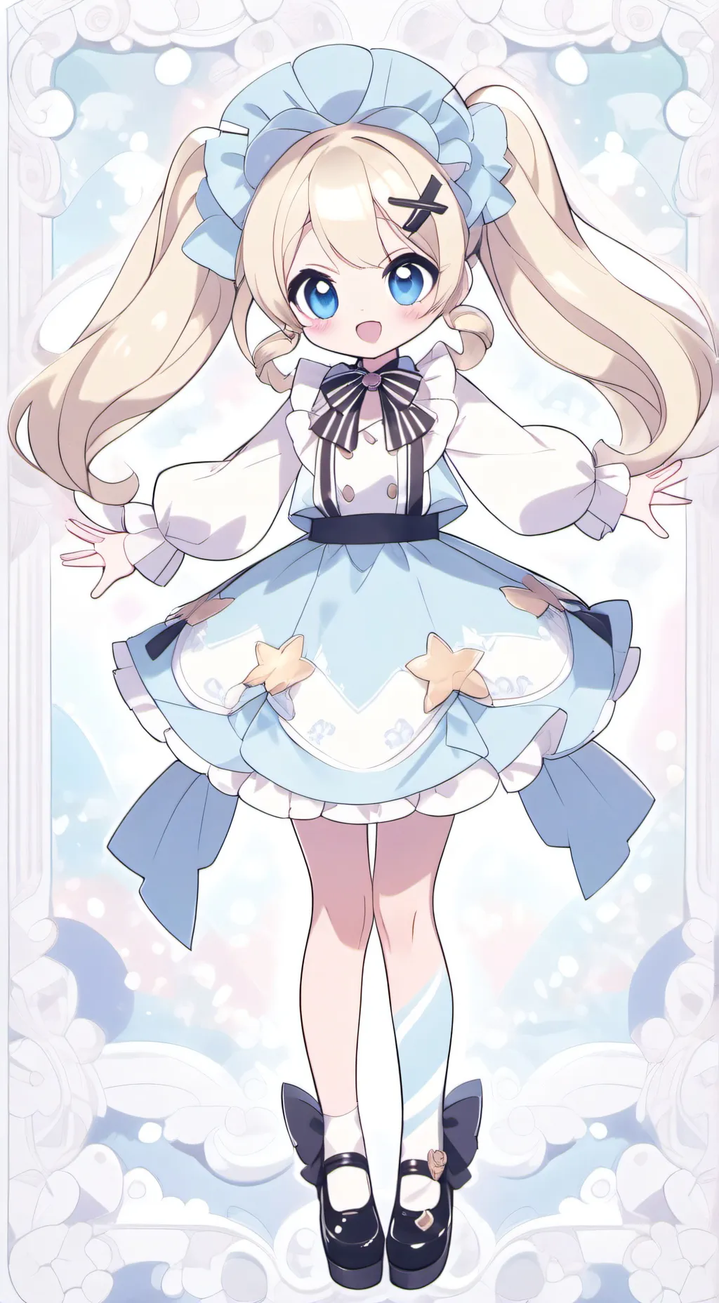 ai character: Bubble  background