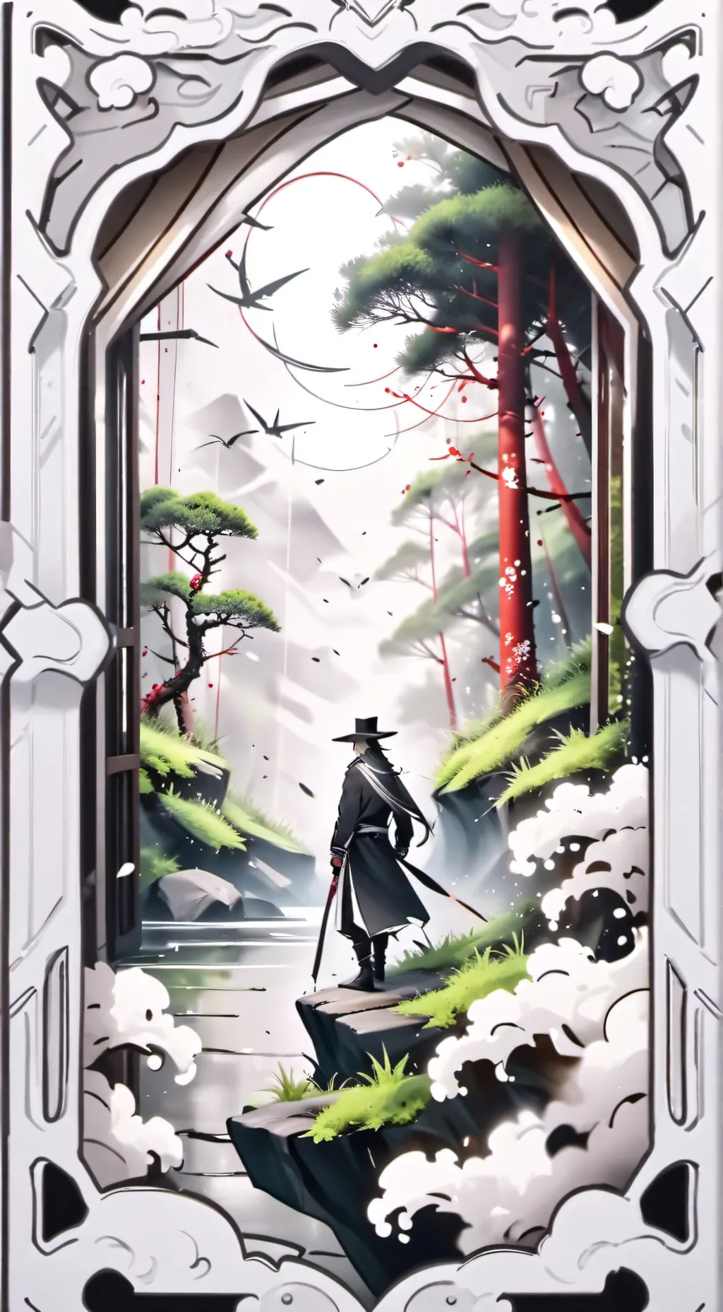 ai character: Девичник background