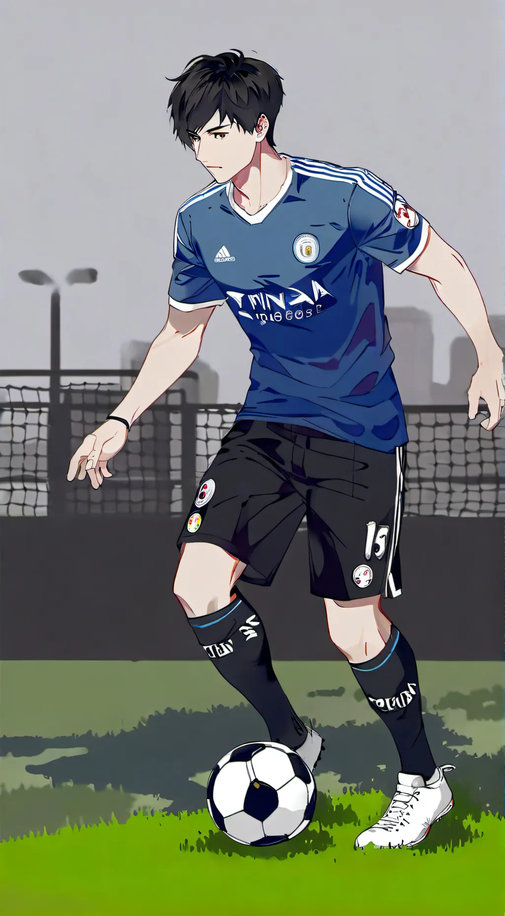 ai character: Senshi isagi background