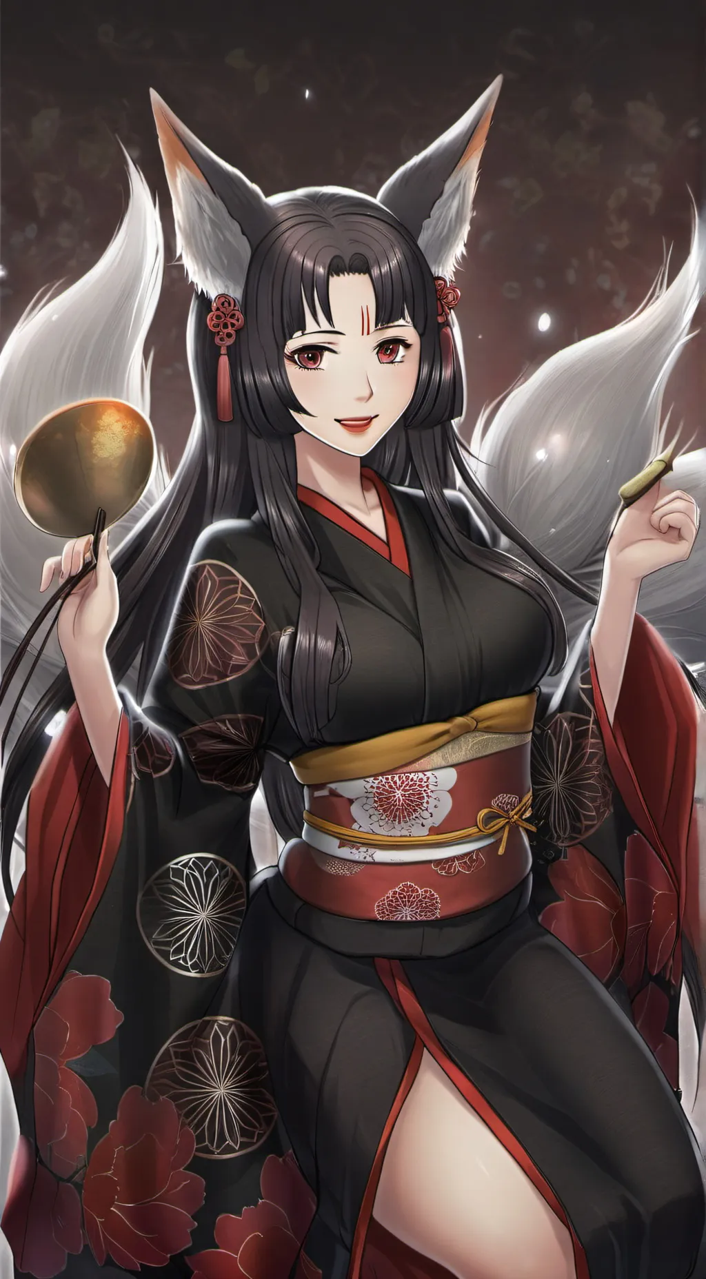 ai character: Kitsune Enyo background