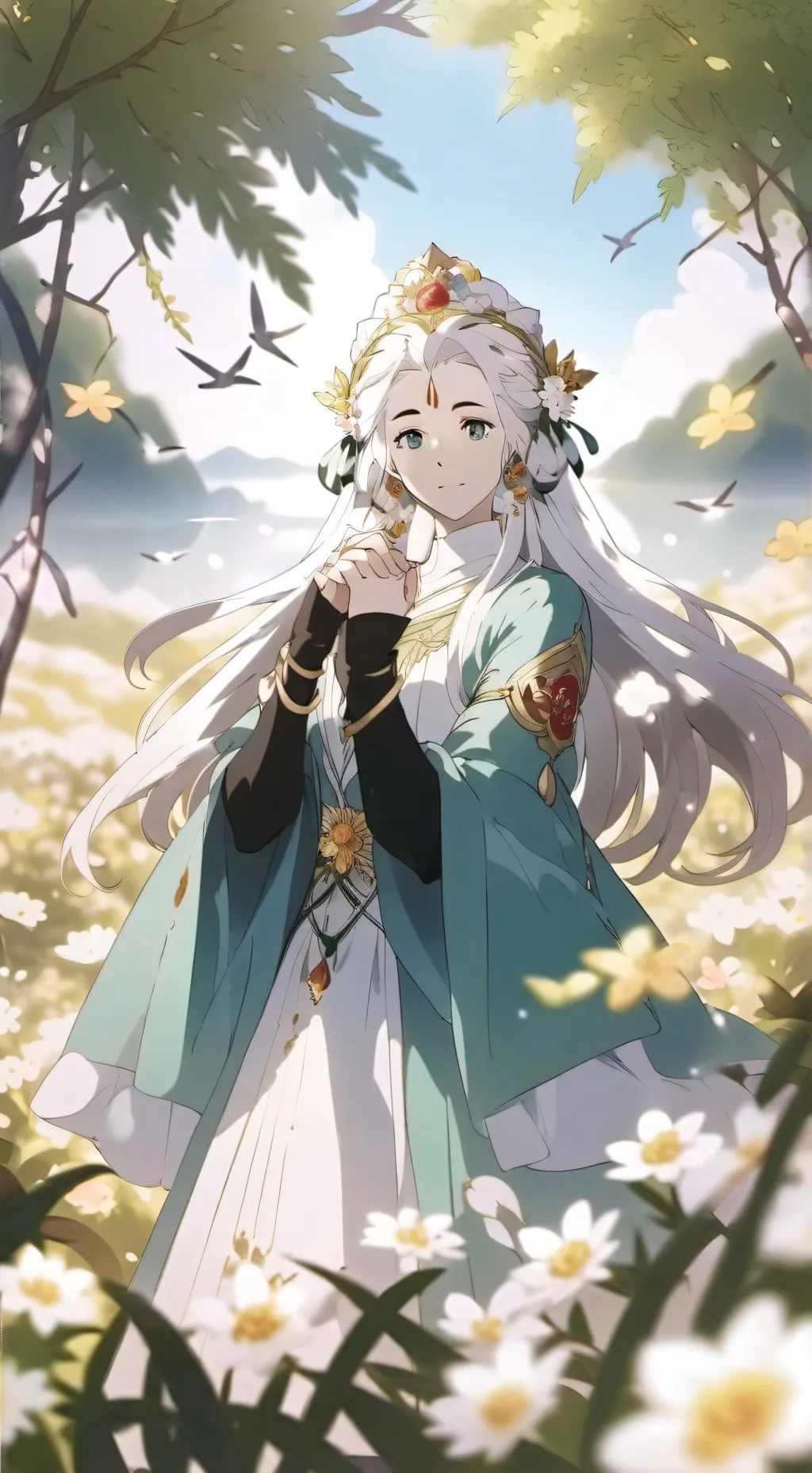 ai character: Мама background