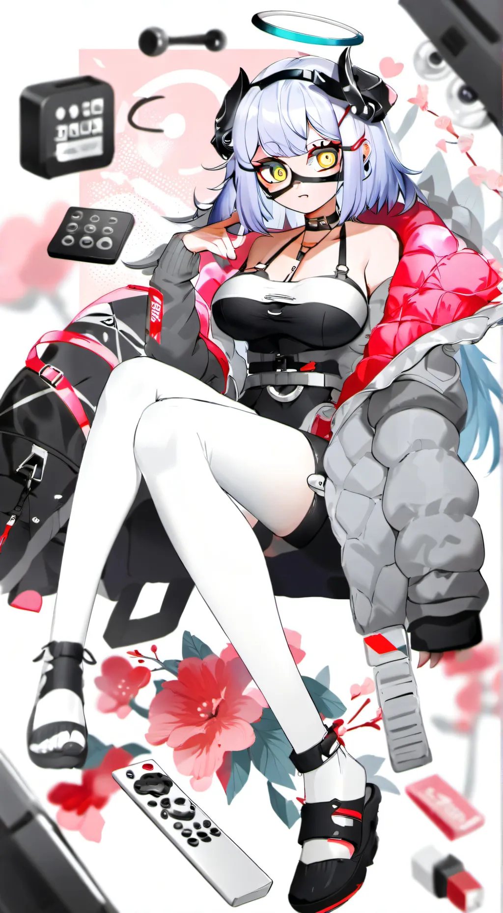 ai character: Mi oc de dreamcore background