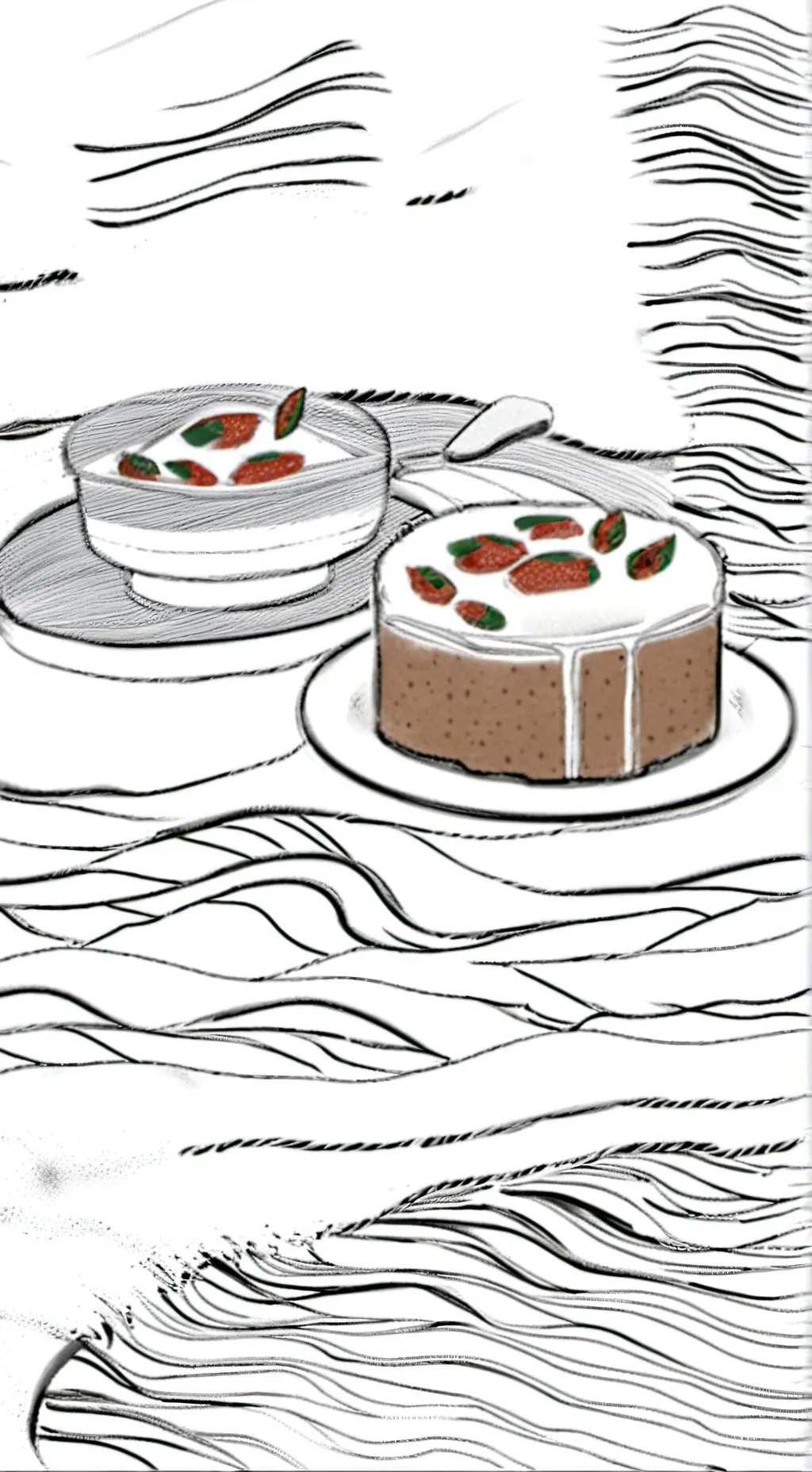 ai character: FRUITCAKE 😋 background