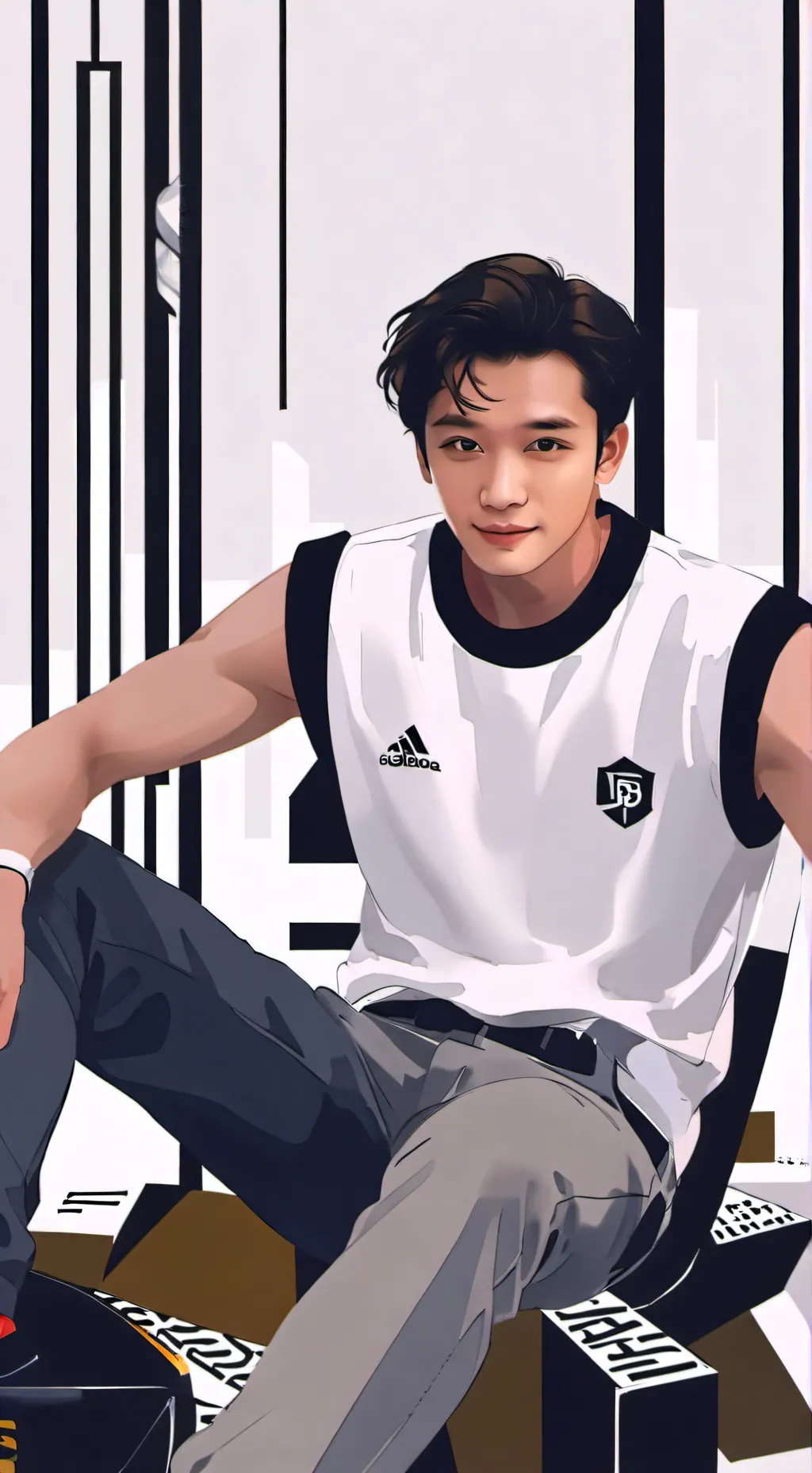 ai character: Bangchan🤗 background