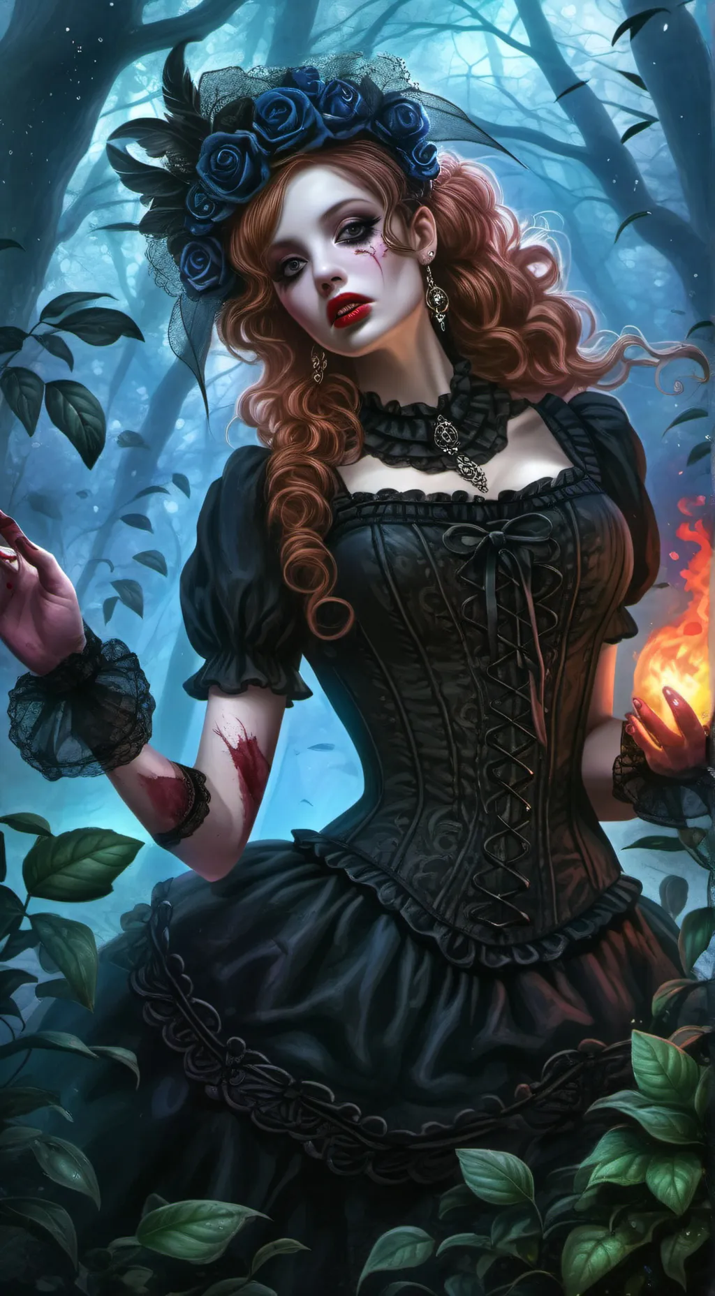 ai character: 🧟‍♀️Morana🧟‍♀️ background