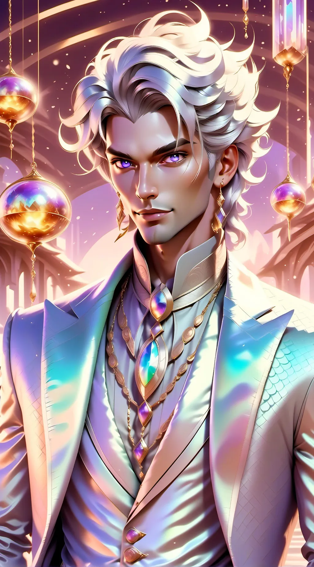 ai character: Rich guy ￼ background