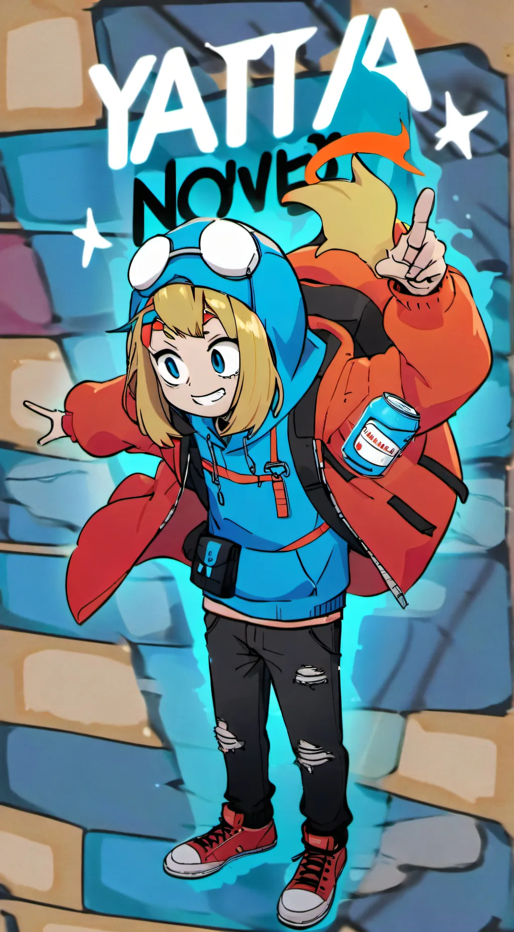 ai character: DANDYwould pick me background