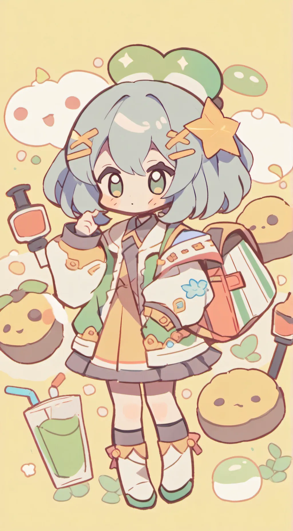 ai character: nose xd background