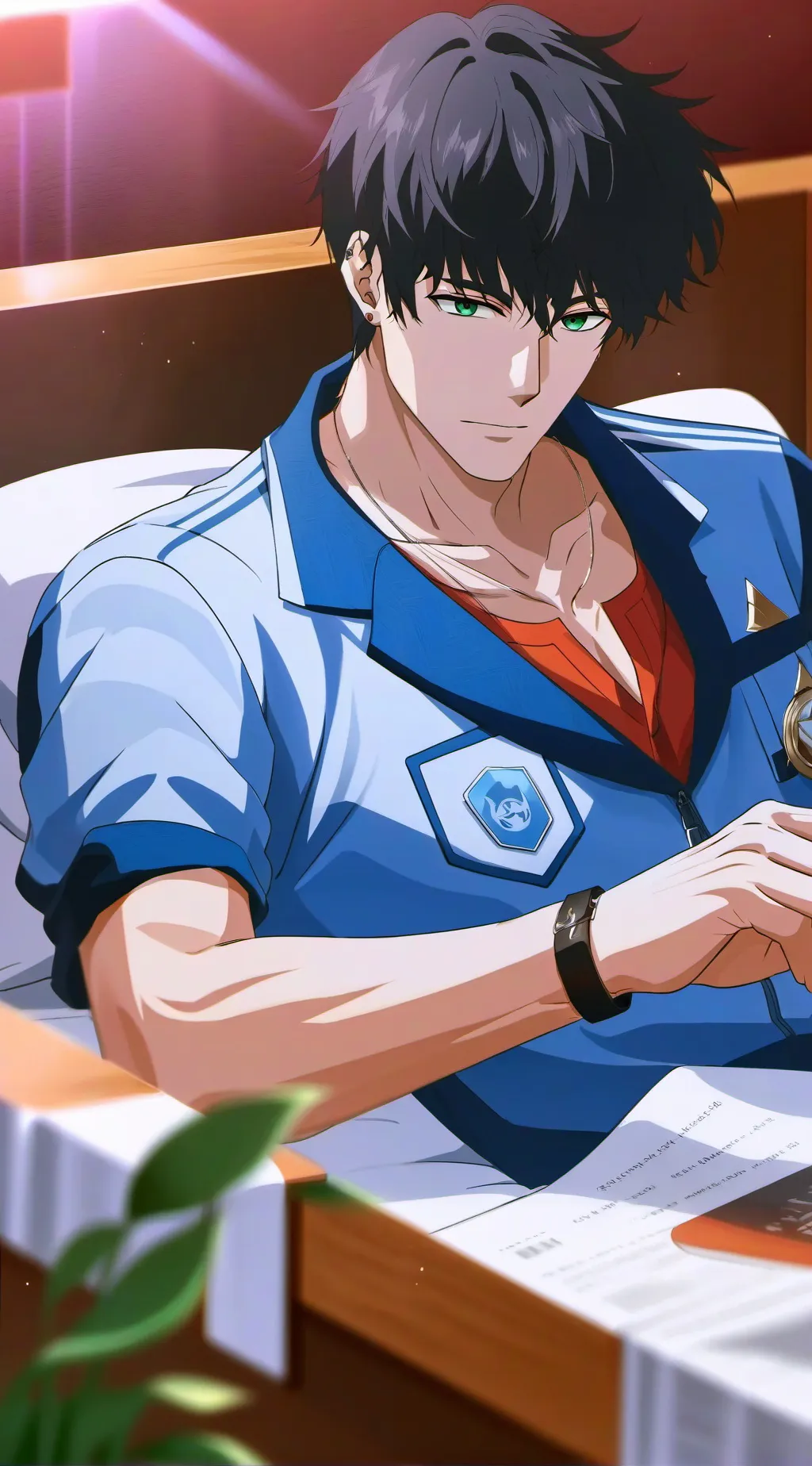 ai character: jeson  background