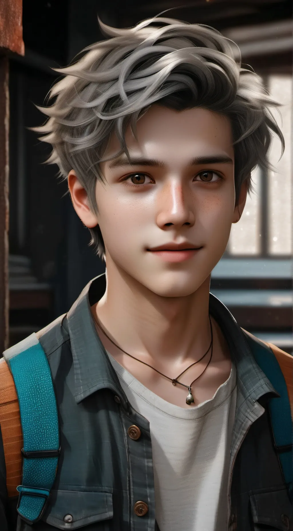 ai character: Luca Finn background