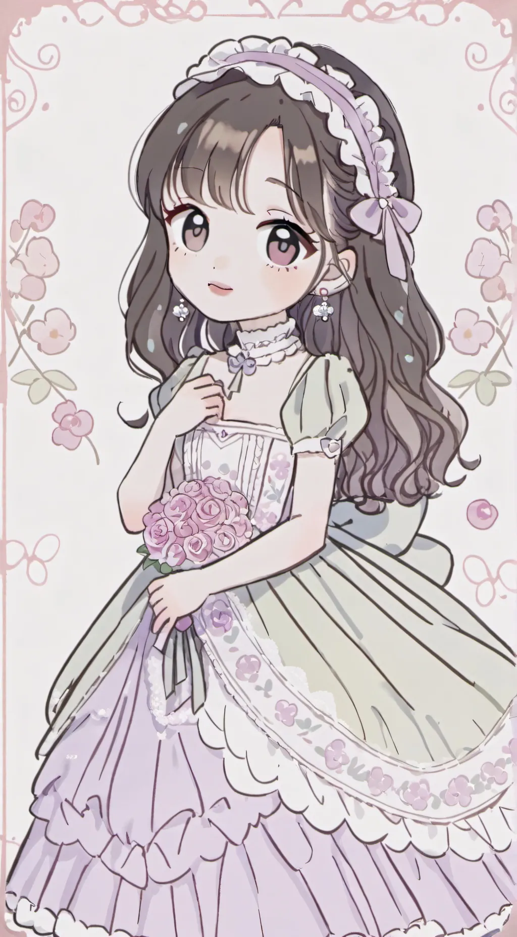 ai character: Ester~♡○°☆▪︎ background