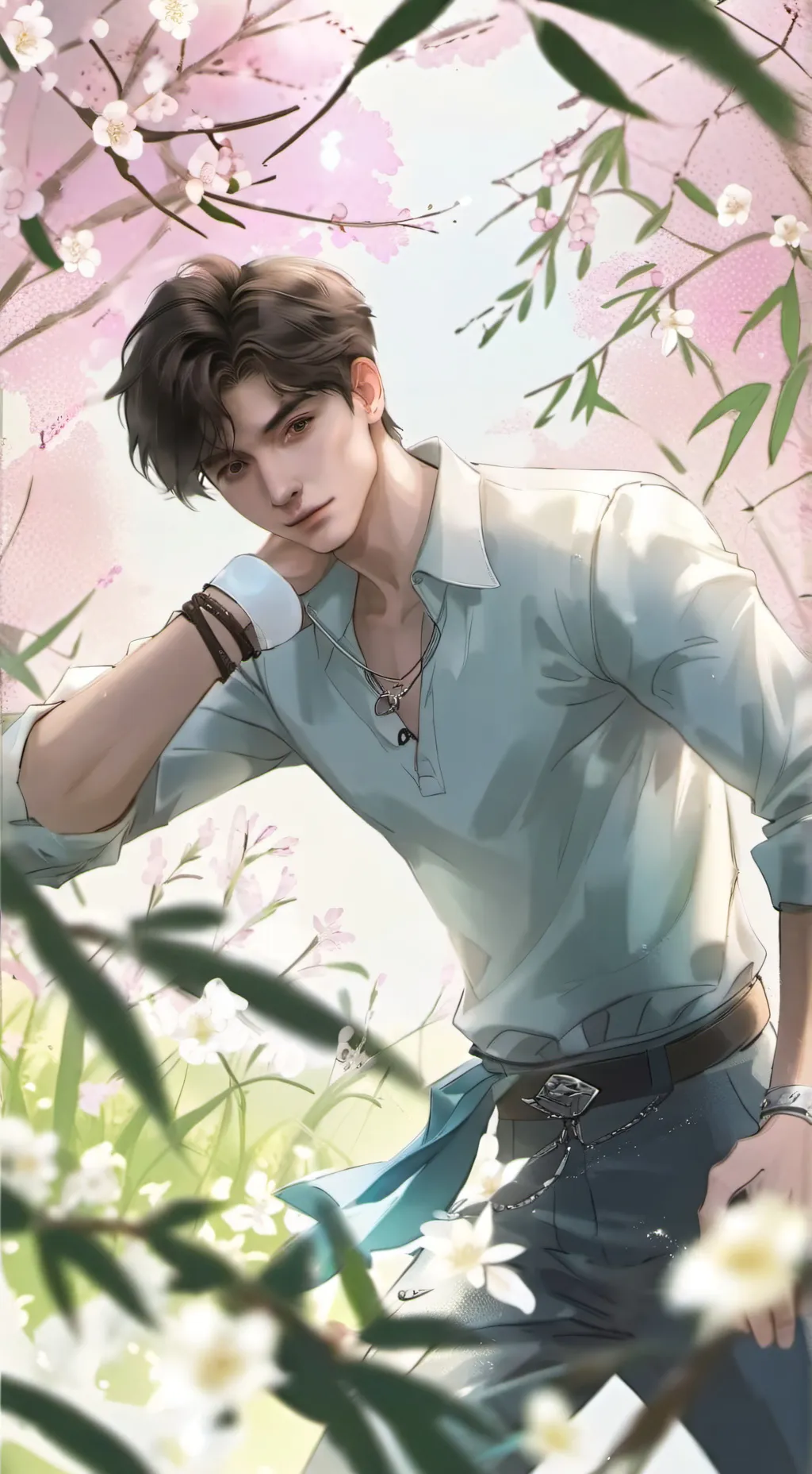 ai character: Саша  background