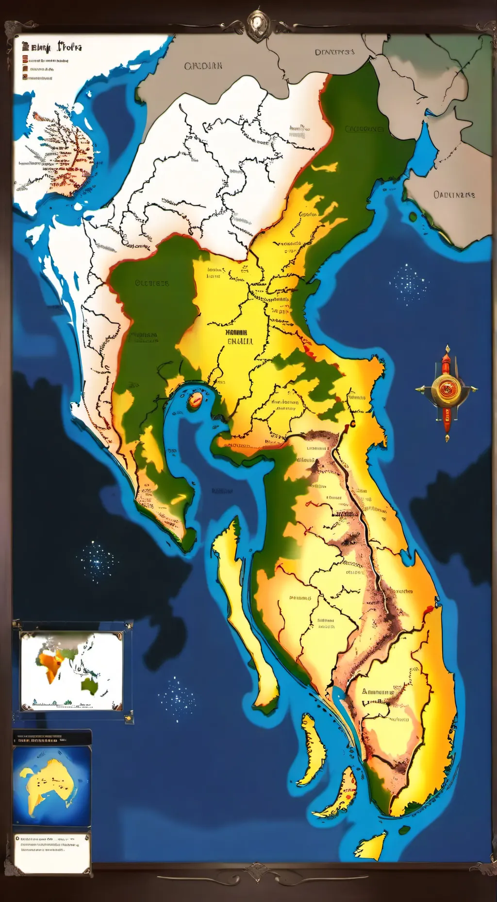 ai character: Countryball background