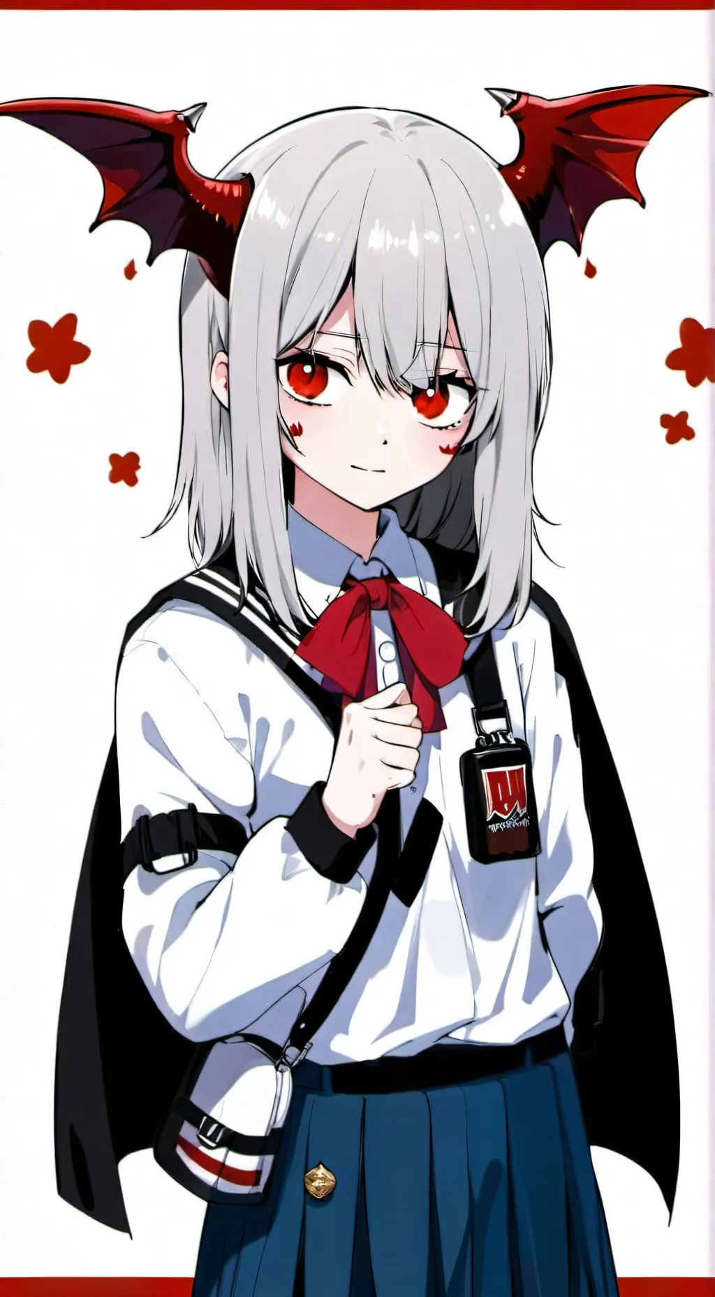 ai character: mha angle or devil background