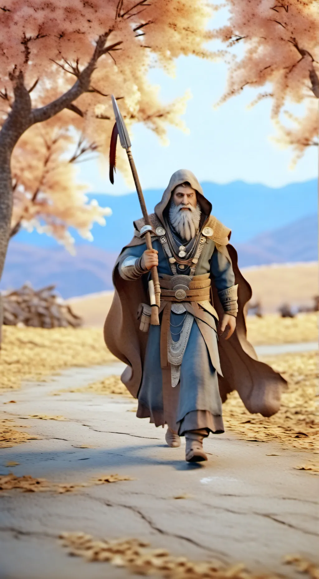 ai character: Мудрый background