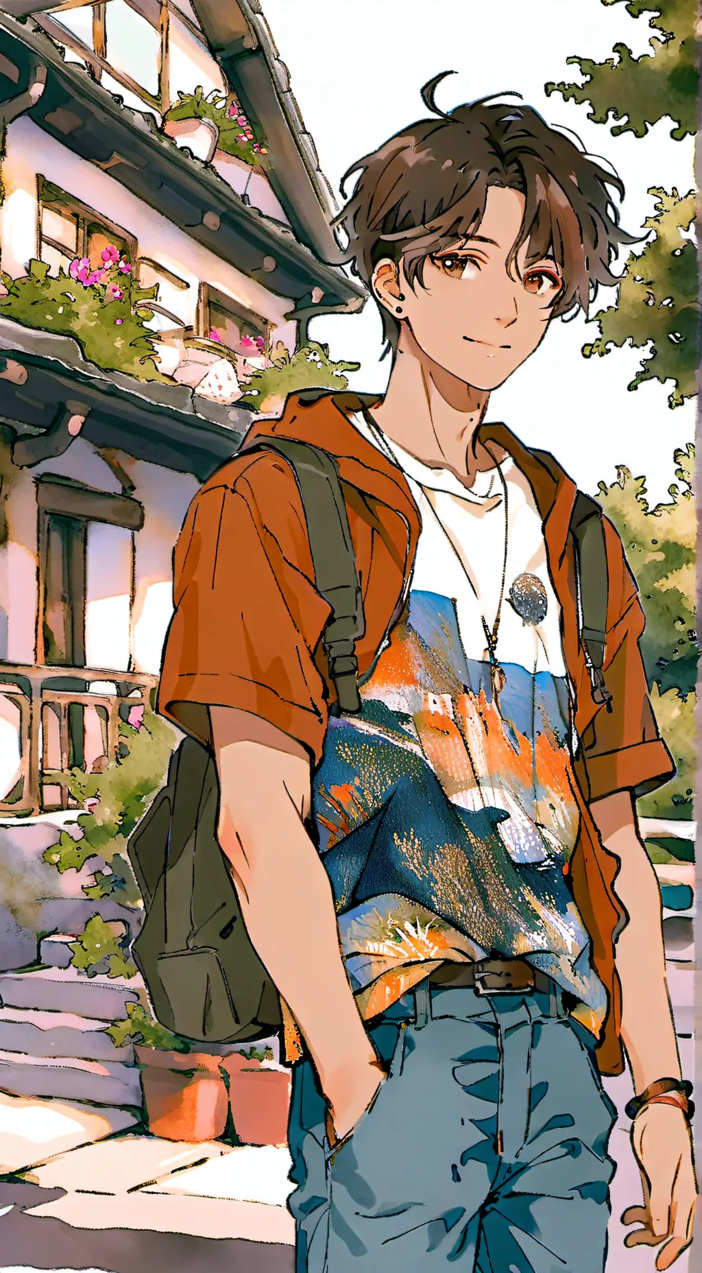 ai character: Max background