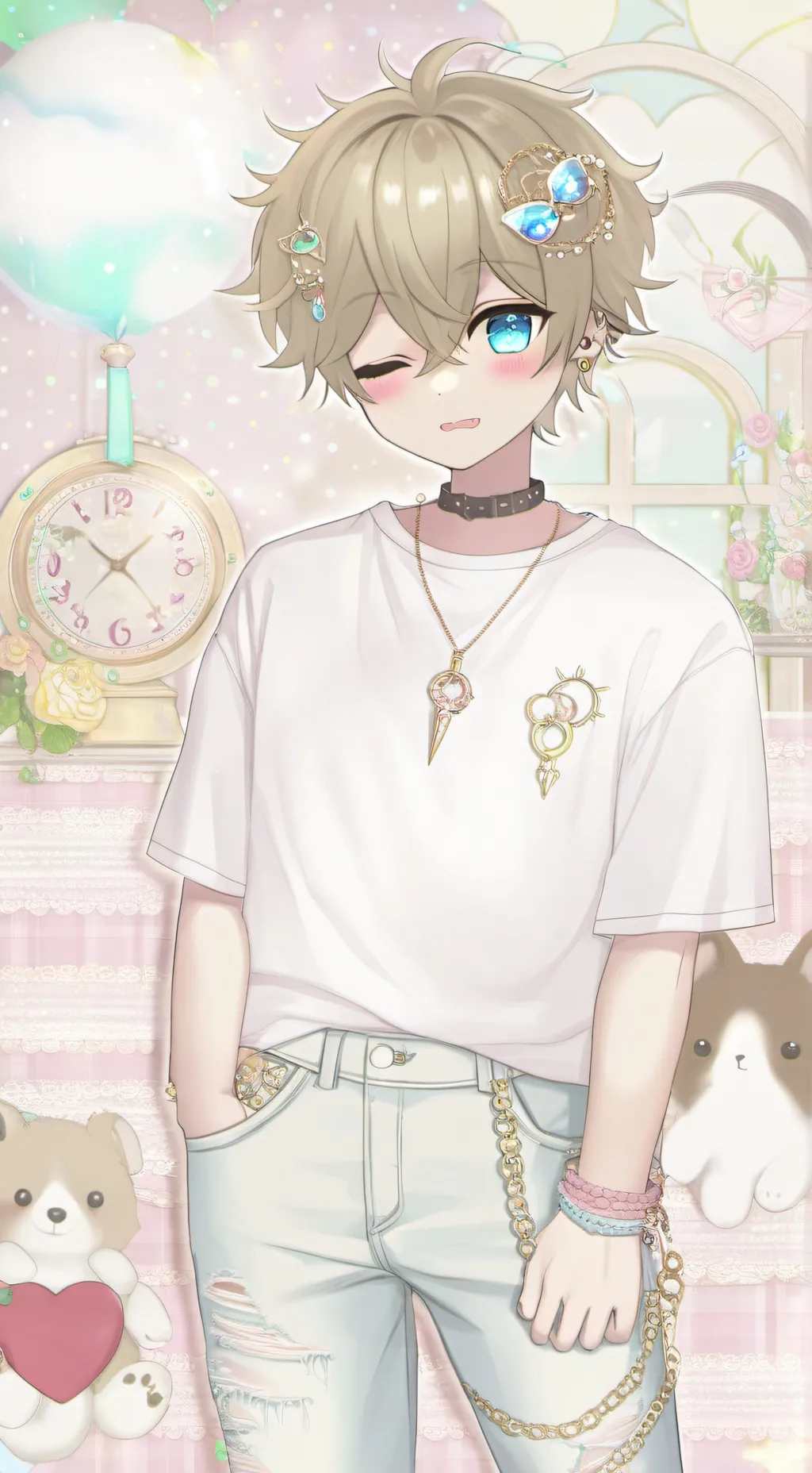 ai character: milo background