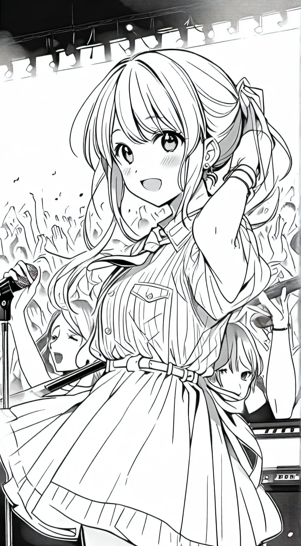 ai character: ConcertMhamistake background