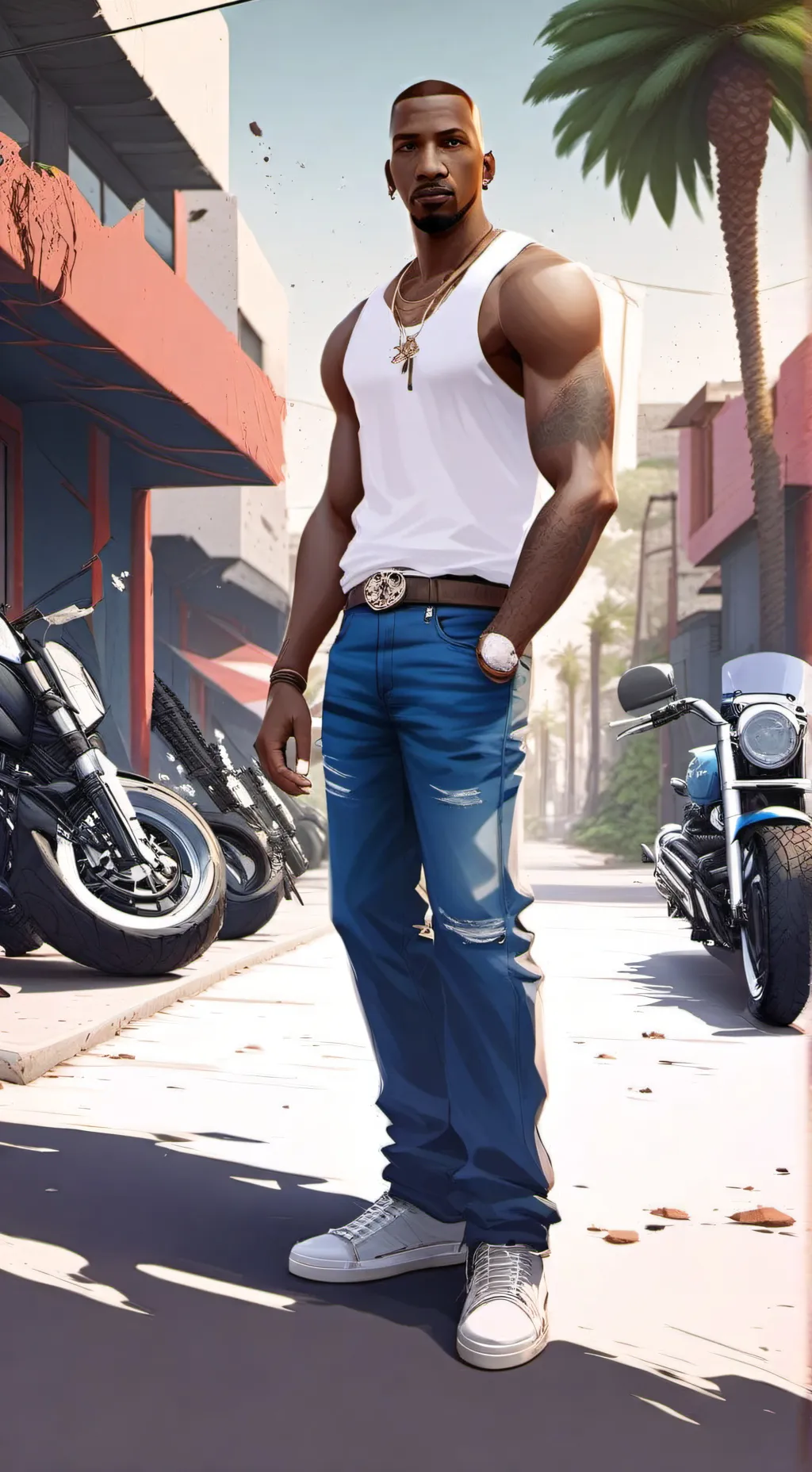 ai character: CJ (Carl Johnson) background