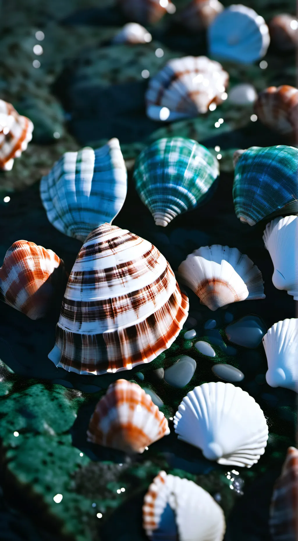 ai character: 🐚🌊: Shelly Fossil! background