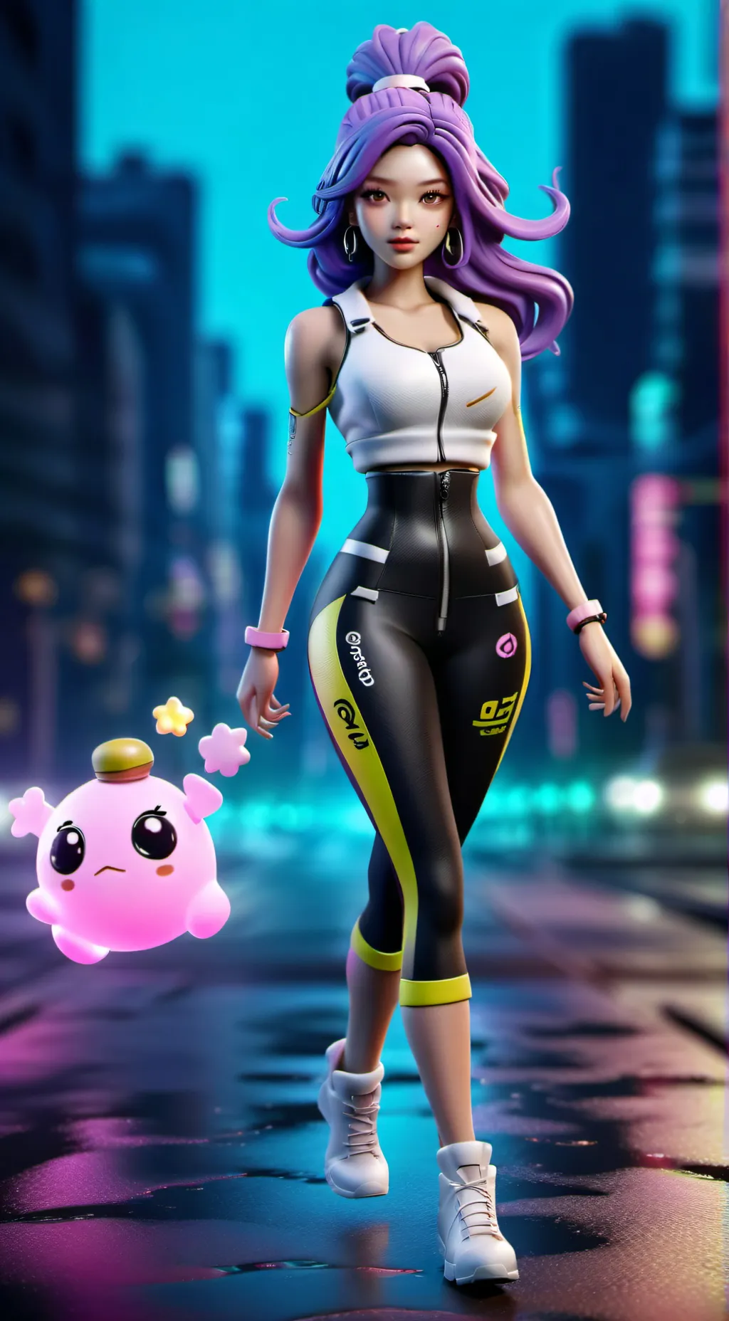 ai character: Lumi background