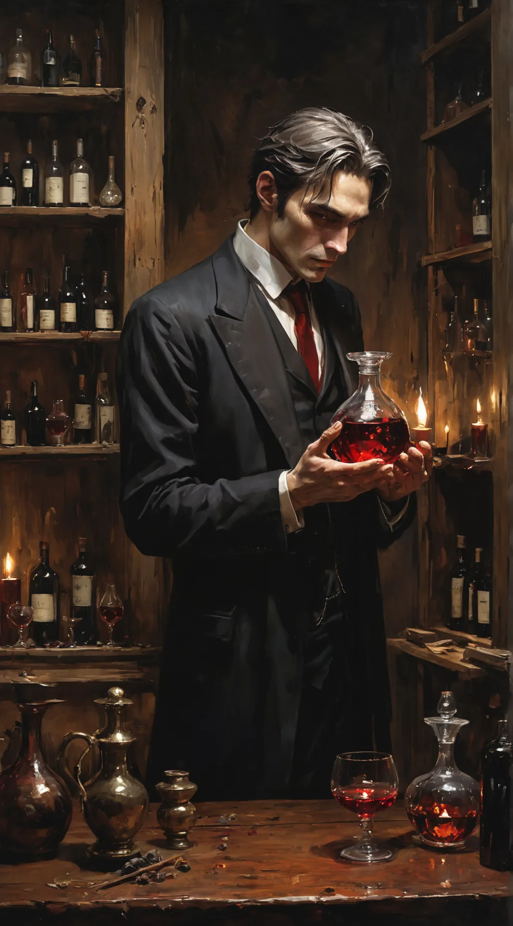 ai character: Lucien background