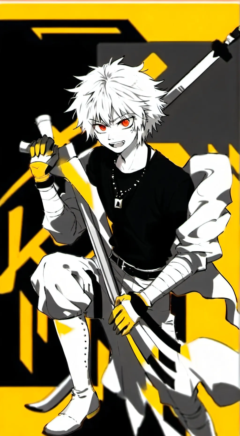 ai character: MHA copy of bakugo background