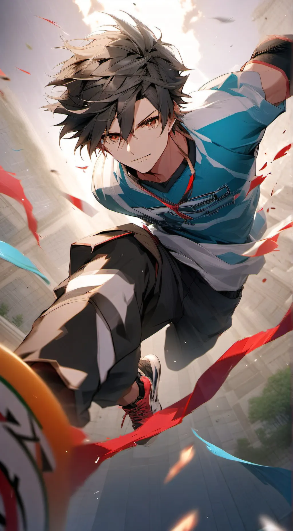 ai character: Leon background