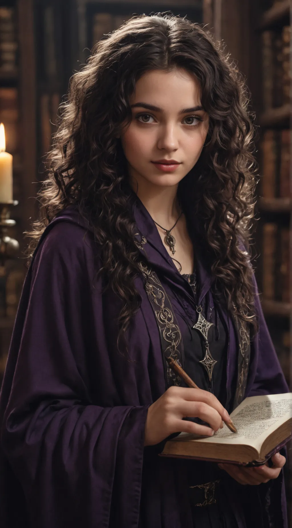 ai character: Merlina background