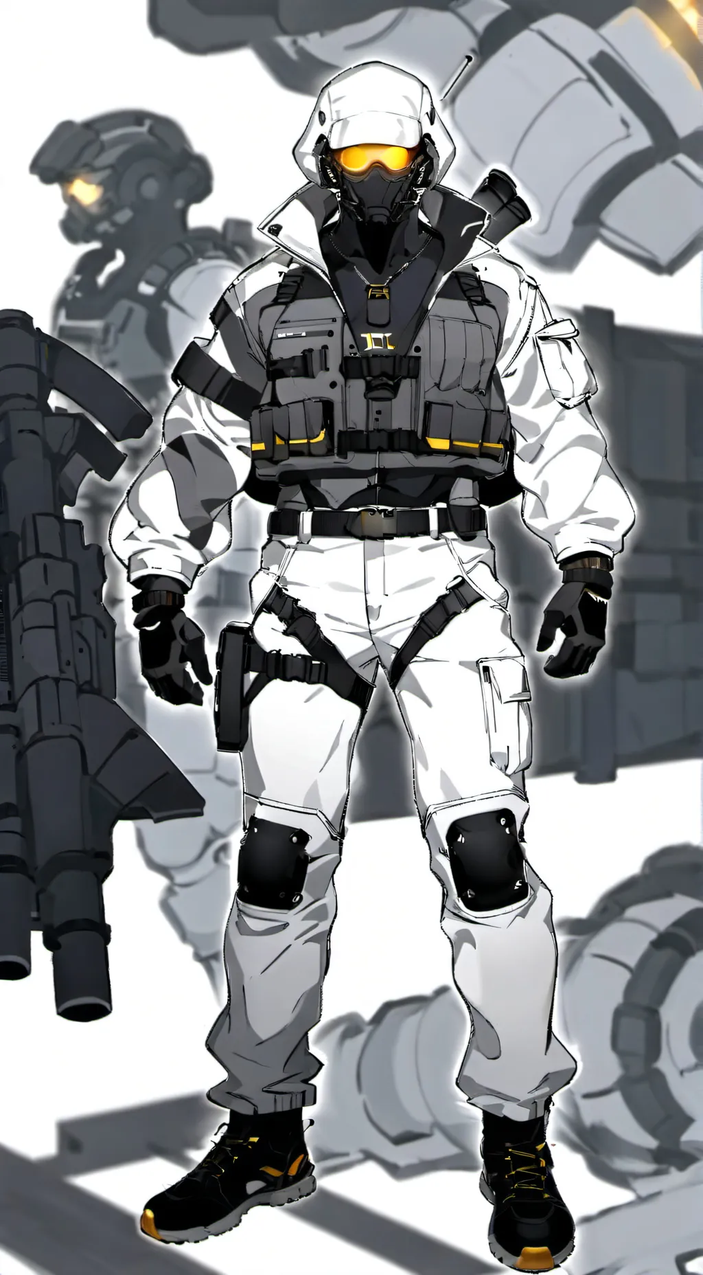 ai character: SCP MTF background