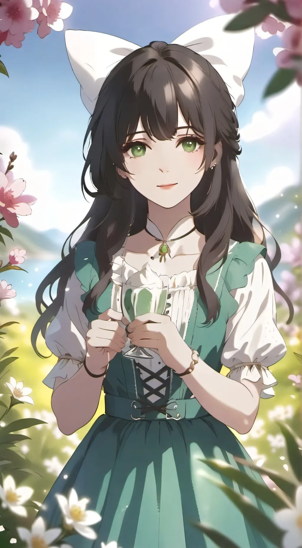 ai character: luna background